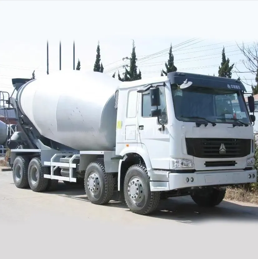 Factory delivery Used SINOTRUK  HOWO heavy duty 6x4/8x4 336/375hp 10-16m³ concrete mixer truck for sale 